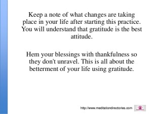 X 6 gratitude is the best attitude